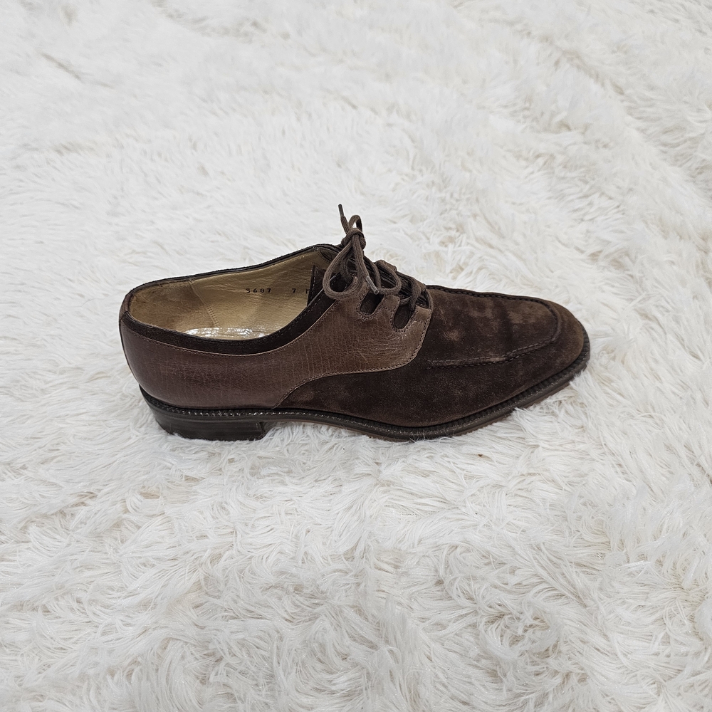Vintage Neiman Marcus Two-Tone Brown Oxfords